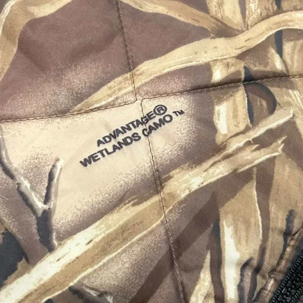 Reversible Camo Hunting Jacket Advantage Wetlands Camo Olive Mens XL